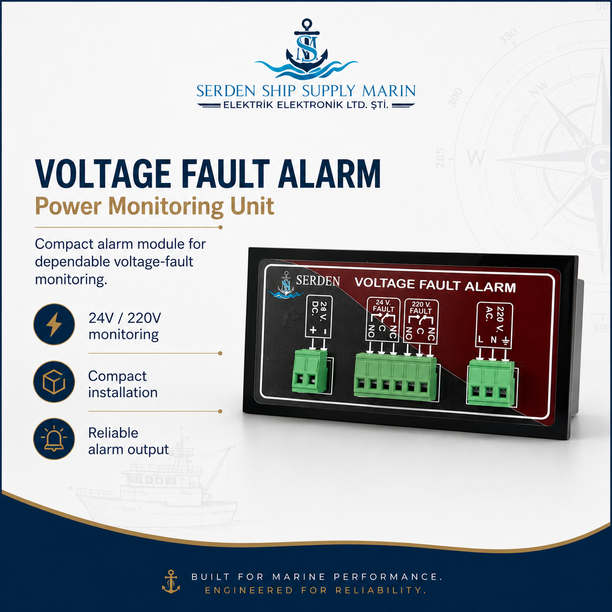 Serden Voltage Fault Alarm
