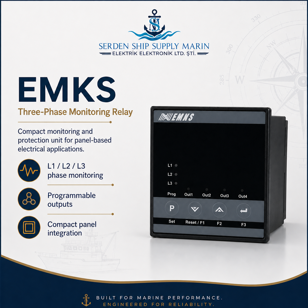 EMKS Multifunction Power Monitoring Unit